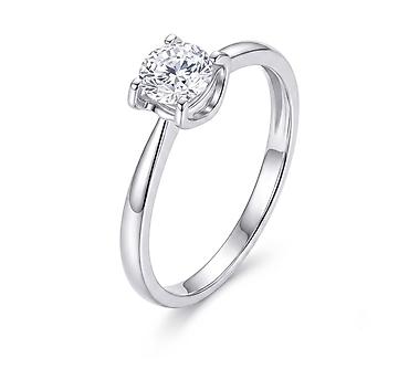 Үлпөт көйнөктөрү жана аксессуарлар: 💍 Кольцо из белого золота 750 пробы с лабораторным бриллиантом • — 7