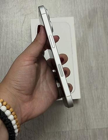 apple usb: IPhone 16, 128 GB, Ağ, Zəmanət, Simsiz şarj, Face ID — 4