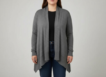 narzutka hm: H&M, Kardigan damski, rozmiar 4XL