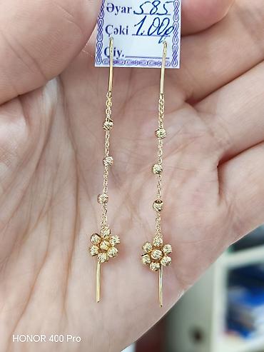 Sırğa, Pandora, Sarı qızıl, 585 Əyar, 1 g lalafo.az -da Sırğa, Pandora, Sarı qızıl, 585 Əyar, 1 g
