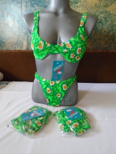 Swimsuits: XS (EU 34), Floral, color - Green