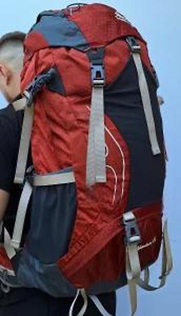 Sportske torbe i rančevi: Planinarski ranac Adventure 65L – crveno/crni - Zapremina: 65 litara — 17