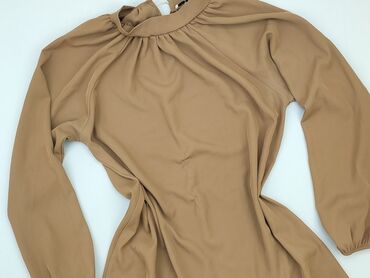 beżowa sukienki z długim rękawem: Dress, S (EU 36), condition - Good