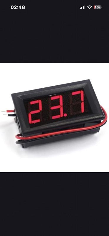 07 sekilleri peredok: Rəqəmsal LED voltmetr göstəricisi - Panel tipli 3 rəqəmli LED ekran — 1