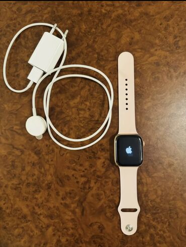 appl saat: İşlənmiş, Smart saat, Apple, Sensor ekran, rəng - Narıncı