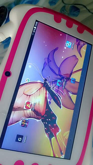 iphone 5 's: Uşaq planşeti – TAMOU (Model: T262) - Rəng: çəhrayı-ağ, zərbəyə