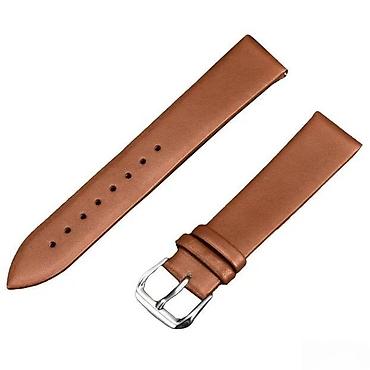 Dodaci za satove: REMZEIM kožna narukvica za sat - 20mm - Braon - Elegantna REMZEIM — 1