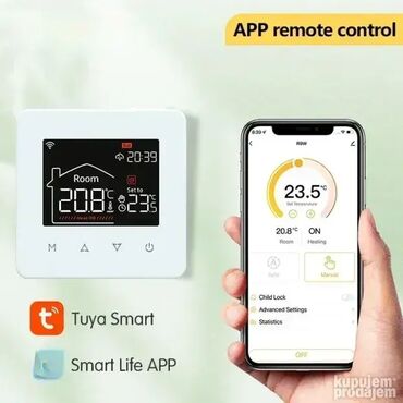 ventilator sa rasprsivacem vode cena: WiFi 16A Pametni Termostat za Grejanje 🔥 Primena: Elektro grejanje