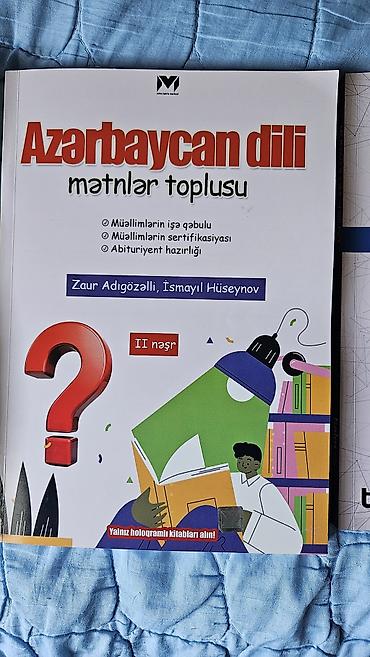 Tədris ədəbiyyatı: Abituryent və miq üçün dərsliklər.Hər bir təzədi 3 gündür — 4