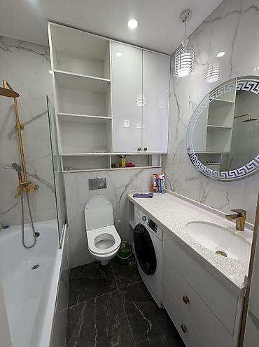 Продажа квартир: 1 комната, 46 м², Асанбай мкр Элитка, 11 этаж, Дизайнерский ремонт — 10