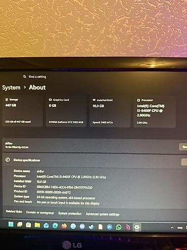 Masaüstü kompüterlər və iş stansiyaları: Gaming masaüstü kompüter seti GamingPC. Video Kart(GPU): Galax — 9