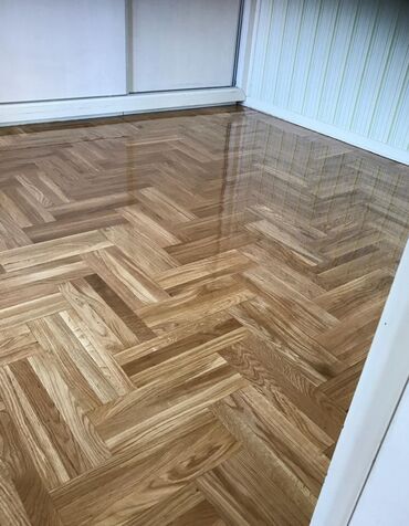 Döşəmə işləri: Pol parket cilalama — 8