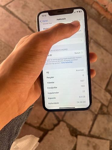 umico telefonlar: IPhone X, 64 GB, Space Gray, Zəmanət — 6