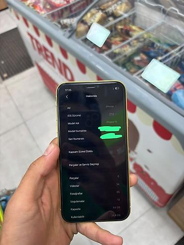 Мобильные телефоны и аксессуары: IPhone 11, 64 ГБ, Желтый, Face ID — 5