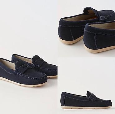 лоферы zara: Лоферы, 35.5, 36, Zara, Новый, цвет - Синий — 1