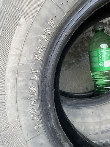 Шины и диски: Резина портер 5.50 Lt R 13 цена 3500 2 штуки норм 2 штуки на запаску — 2