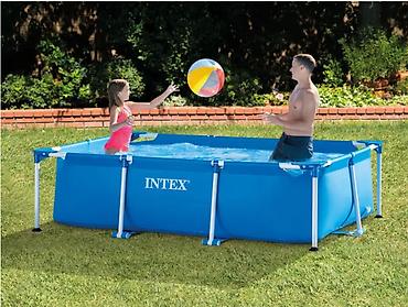 интекс: Каркасный бассейн Intex 28271 прямоугольный 260х160х65см, 2282л — 5