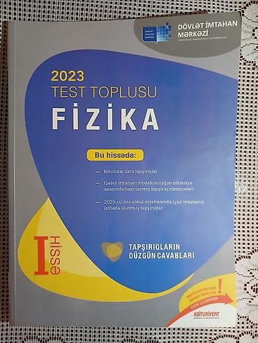 Məhsul: 2023 DIM Test Toplusu – Fizika (I hissə) - İçində heç bir lalafo.az -da Məhsul: 2023 DIM Test Toplusu – Fizika (I hissə) - İçində heç bir