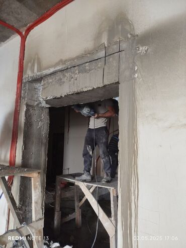 Beton işləri: Karotla istənilən qalinliqda və ligerlərin qapi pencərə yerlərinin — 17