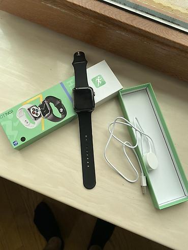 Yeni, Smart saat, Smart, Sensor ekran, rəng - Qara