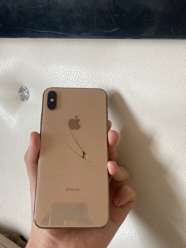 стиральная машинка продажа: IPhone Xs Max, Колдонулган, 256 ГБ, Rose Gold, 100 %