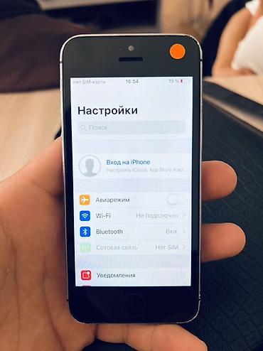 apple: IPhone 5s, Б/у, < 16 ГБ, Space Gray, Кабель, 100 % — 8