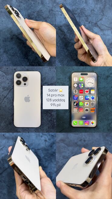 iphone 11 pro max irshad: IPhone 14 Pro Max, 128 GB, Matte Gold, Face ID