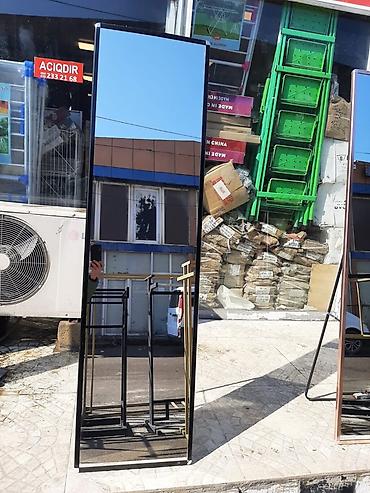 hamam ucun guzgu: Güzgü Döşəmə üstü, Düzbucaqlı, Çərçivə ilə — 2