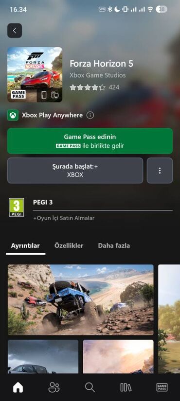 Xbox Series S: Salam X box seris s x ucun forza horizon 5 satiram turk hesabina