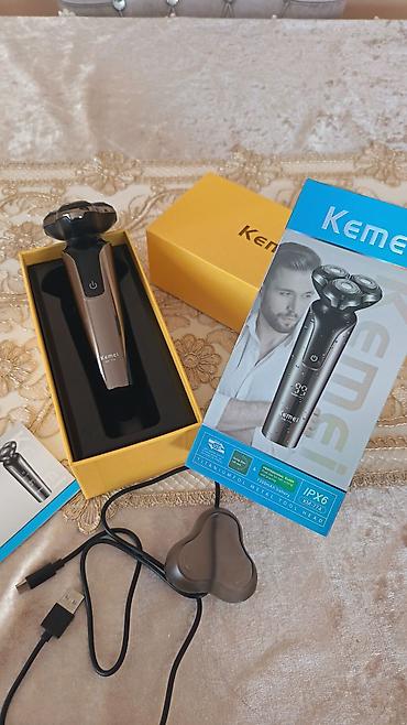 bas masini: Kemei KM-774 elektrik üz QIRXAN. YENIDI. - 3 fırlanan başlıqlı — 2