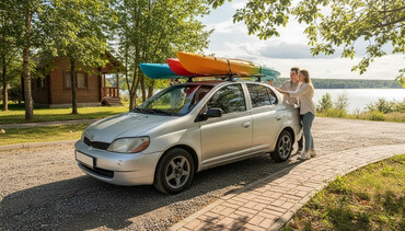 Toyota: Toyota Vitz / Platz / Yaris / Echo: 2001 г., 1.5 л, Автомат, Бензин, Седан — 1