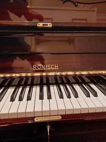 Musiqi alətləri: Pianino RÖNİSCH Almaniya stehsalı. Əla vəziyyədə. Cadrılma və köklənmə — 3
