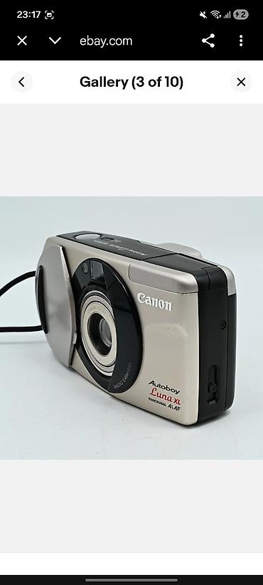 ve box: Canon Autoboy Luna XL (Panorama AiAF) 35mm plyonka fotoaparatı — 3
