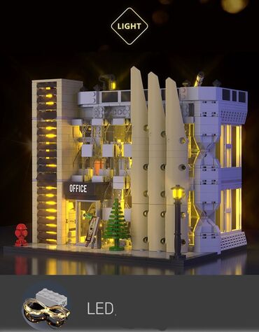 Игрушки: Конструктор "City office" 🔥 🔸️Размер: 23,5 × 17,5 × 25,5 см 🔸️1499 — 7