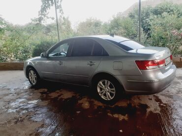 опель вектра а запчасти: Hyundai Sonata sedan - Kuzov: 4 qapılı, gümüşü rəng, arxa spoylersiz