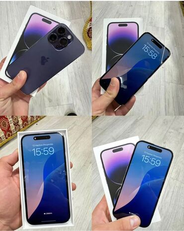 iphone işlenmiş: IPhone 14 Pro, 128 GB, Deep Purple