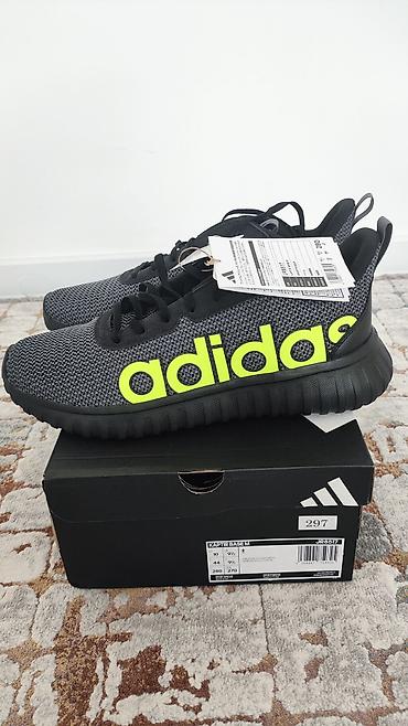 Кроссовки и спортивная обувь: Мужские кроссовки, 44, Adidas, Новый, цвет - Черный, Самовывоз, Платная доставка — 1