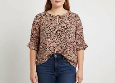 Bluzki: H&M, Bluzka damska, rozmiar XL