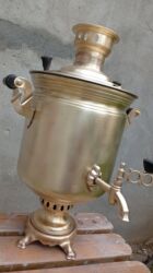 simavar: Б/у Дровяной Самовар, 7 л, Платная доставка