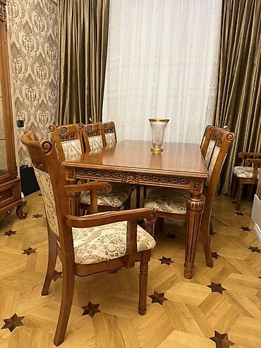 Klassik üslubda massiv ağacdan yemək otağı dəsti - Komplekt: 1 geniş lalafo.az -da Klassik üslubda massiv ağacdan yemək otağı dəsti - Komplekt: 1 geniş