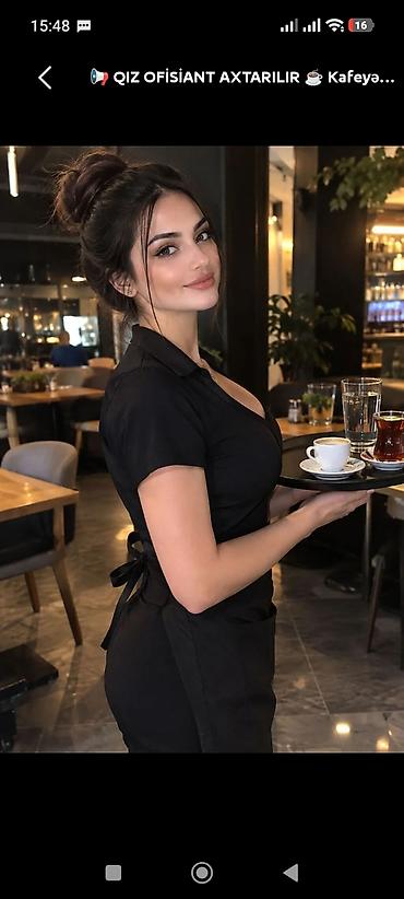 bagcada is elanlari 2026: Ofisiant tələb olunur, Kafe, Gündəlik ödəniş, 18-29 yaş, Təcrübəsiz — 1
