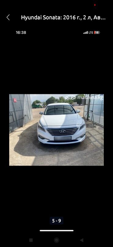 камри 25 цена бишкек: Hyundai Sonata: 2016 г., 2 л, Автомат, Газ, Седан