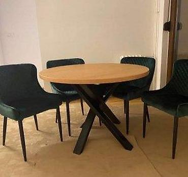 forma ideale barski set: OKRUGLI TRPEZARIJSKI STOLOVI M11 DEKOR PO ŽELJI | Kontakt telefon — 1
