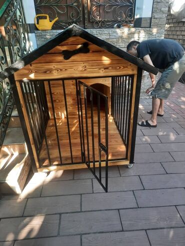 Зоотовары: Домик для собак Будка для собак. вальер для собак. У нас всегда в at lalafo.kg — 22 Зоотовары: Домик для собак Будка для собак. вальер для собак. У нас всегда в — 22