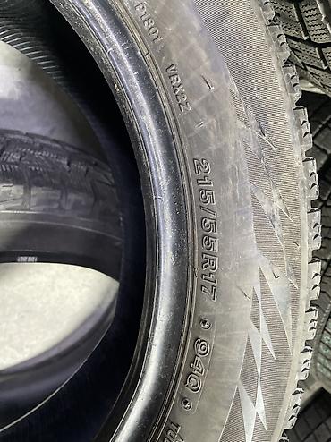 7800: Шины 215 / 55 / R 17, Зима, Б/у, Пара, Легковые, Япония, Bridgestone — 3