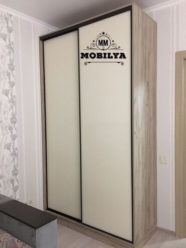 koridorda qarderob: Гардеробный шкаф, Новый, 2 двери, Купе, Прямой шкаф, Азербайджан