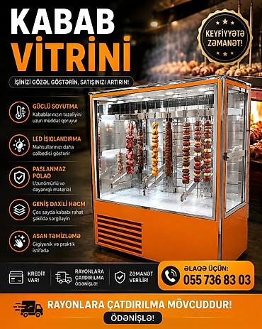 Kabab vitrini – peşəkar sərgiləmə və soyutma həlli - Güclü soyutma