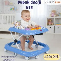 Ostali dečiji nameštaj: Dubak dečiji 613 - Model sa stabilnim okvirom i više točkića za lakše — 9
