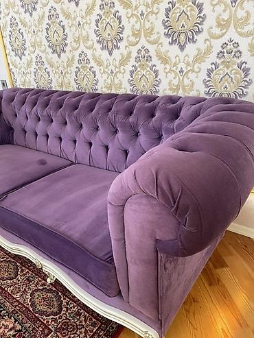 salon divanları: Divan, İşlənmiş, Açılmayan, Bazasız, Vеlur parça — 5