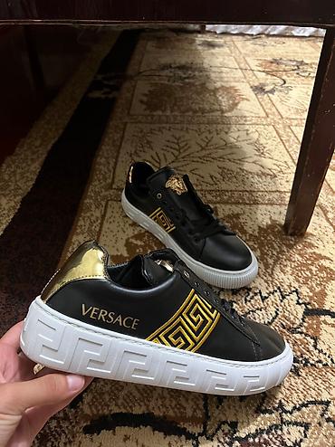 обувь секонд хенд оптом: Мужские кроссовки, 44, Versace, Новый, цвет - Черный, Платная доставка — 2